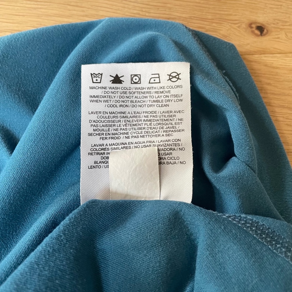 NIKE Racerback Athletic Tank Top Teal Blue NWOT - Picture 4 of 5